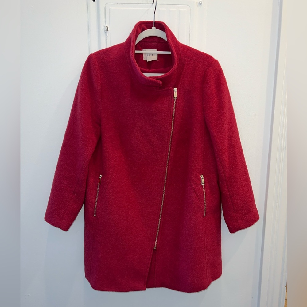 Wool Pink L petite coat!